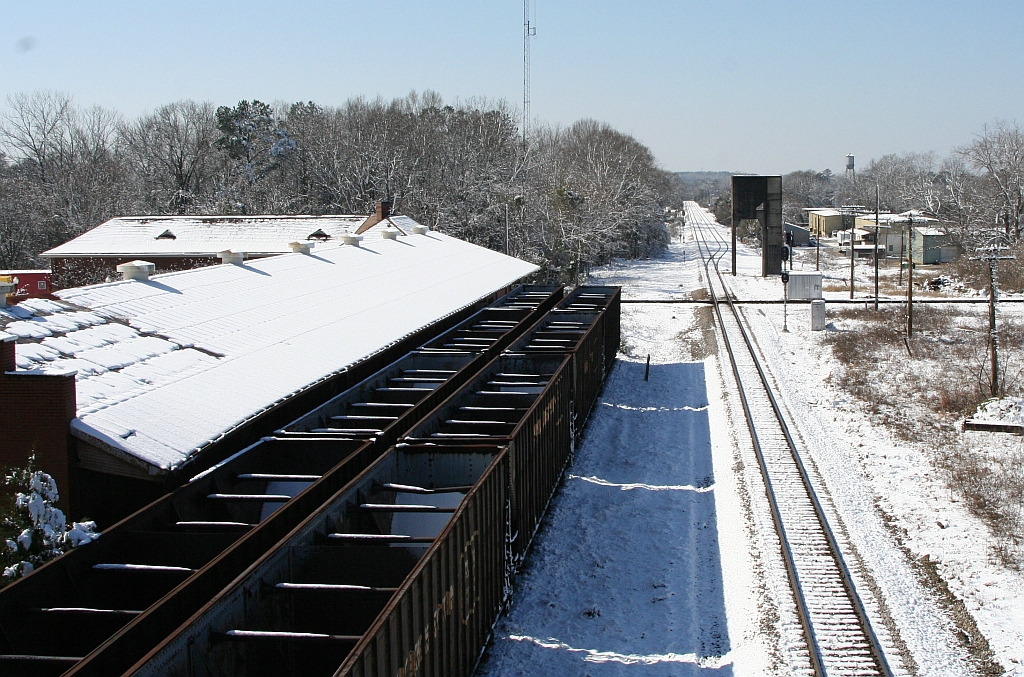 Junction with NS, depots, coal tower and siding